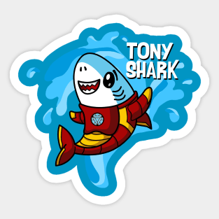 Tony Shark Sticker